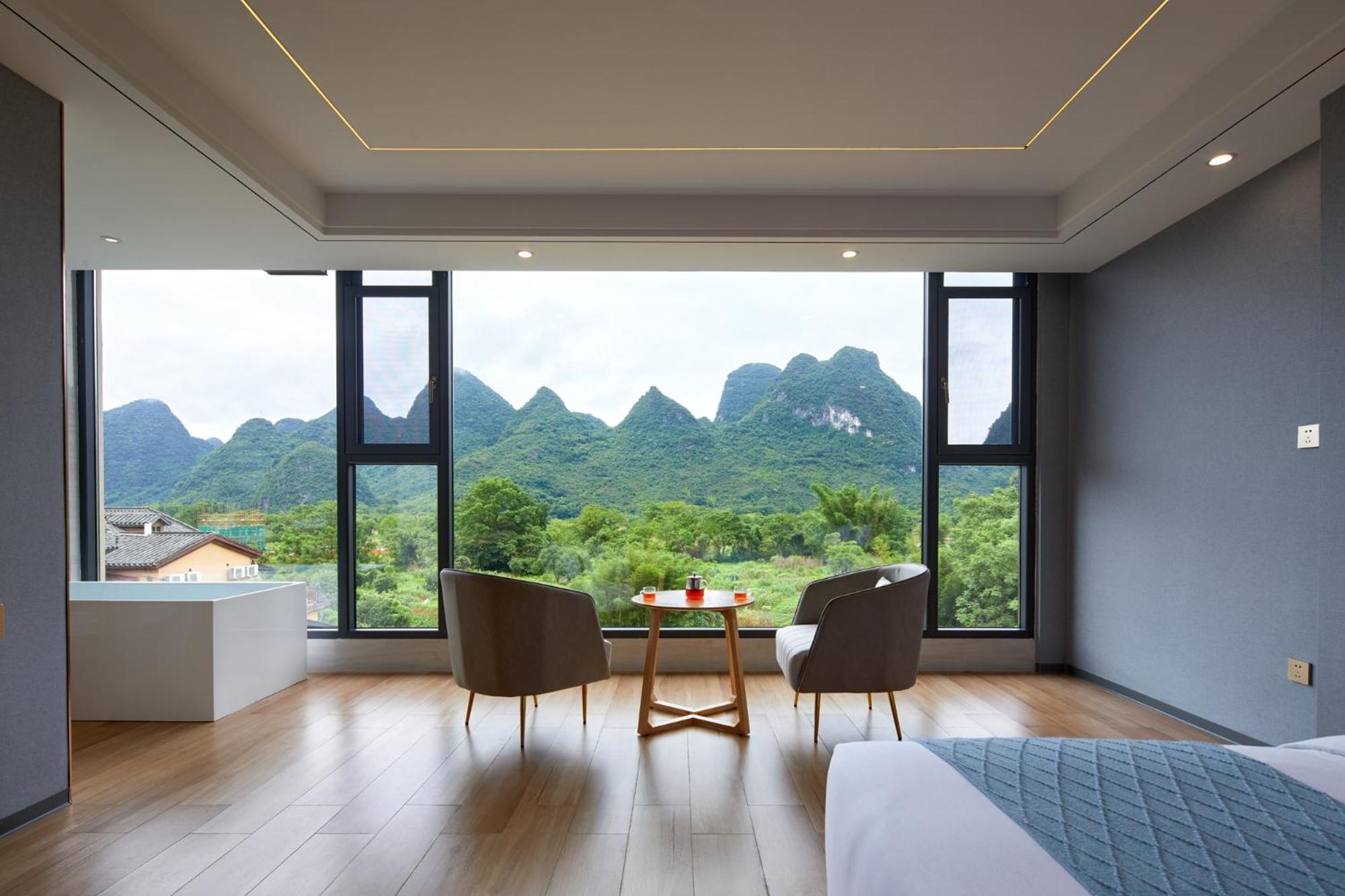 Yangshuo Lakeside Inn Dương Sóc Ngoại thất bức ảnh